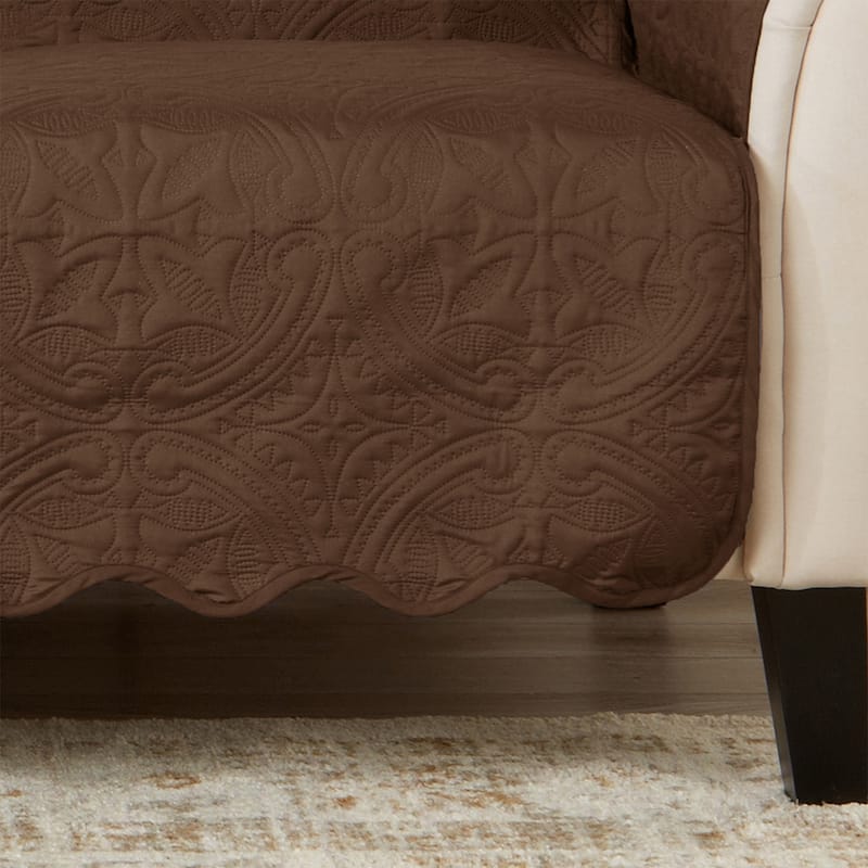 Reversible Sofa Cover Quilted Pet Furniture Protector Slipcover