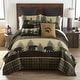 preview thumbnail 3 of 1, Donna Sharp Bear Walk Plaid UCC Rectangle Decorative Pillow