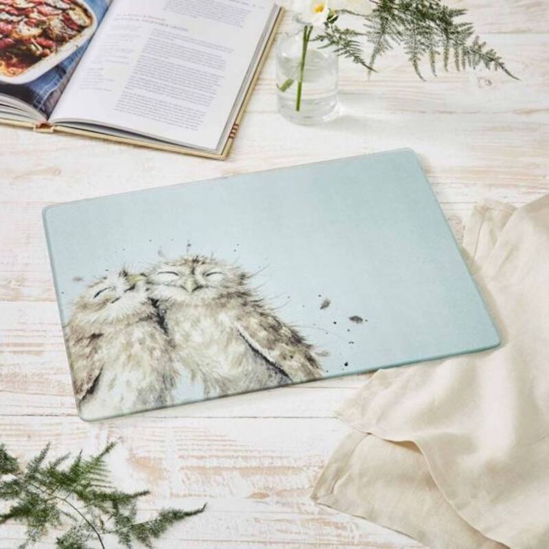 Pimpernel Wrendale Designs Glass Worktop Saver - 15.7" x 11.8"