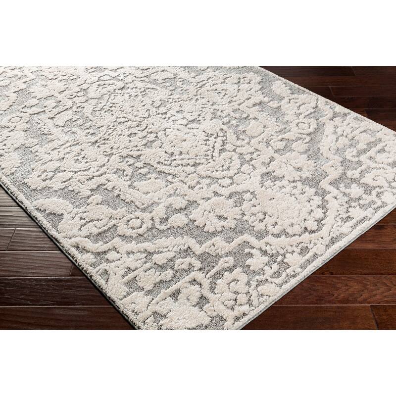 Livabliss Maizy Transitional Medallion Area Rug