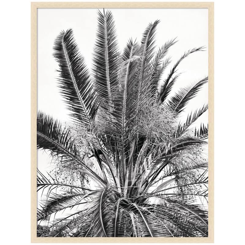 Kate and Laurel No 15 by Alicia Bock Framed Wall Art Print - 32 x 42 - Natural