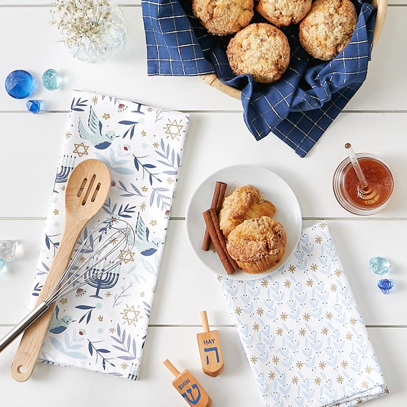DII Asst Hanukkah Dishtowel (Set Of 3)