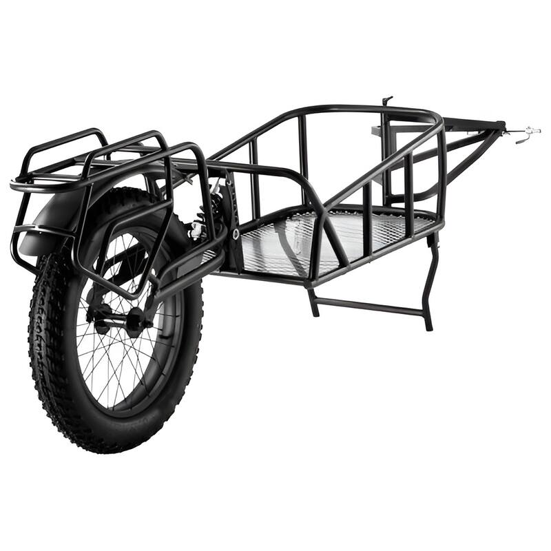 Bike Cargo Trailer, 70 lbs Load Capacity, Heavy-Duty Bicycle Wagon Cart, Compact Storage & Quick Release Structure with Univers - Multi