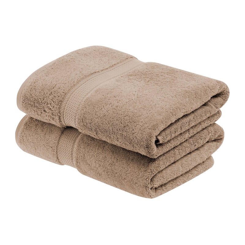 Superior Egyptian Cotton Pile Heavyweight Bath Towel Set of 2