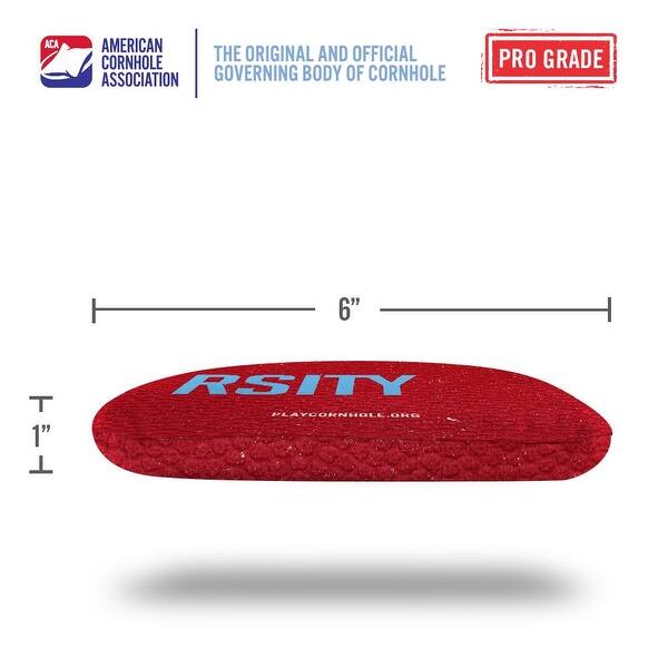 University Red Dual Sided Cornhole Bags