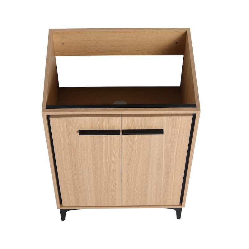 (Base Only) Modern Bathroom Vanity with 2 Doors