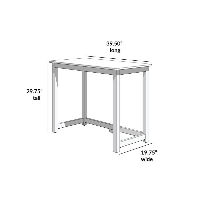 Plank and Beam Simple Desk - 39.5"