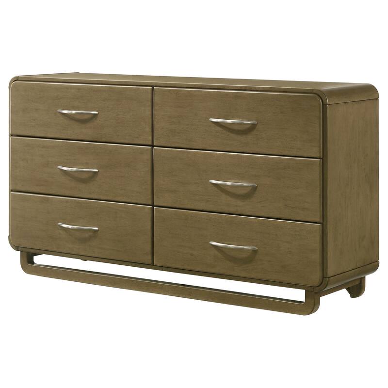 Tully Nutmeg 6-drawers Dresser