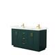 Option Green, Gold Trim, Giotto Quartz Top