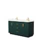 Option Green, Gold Trim, Giotto Quartz Top
