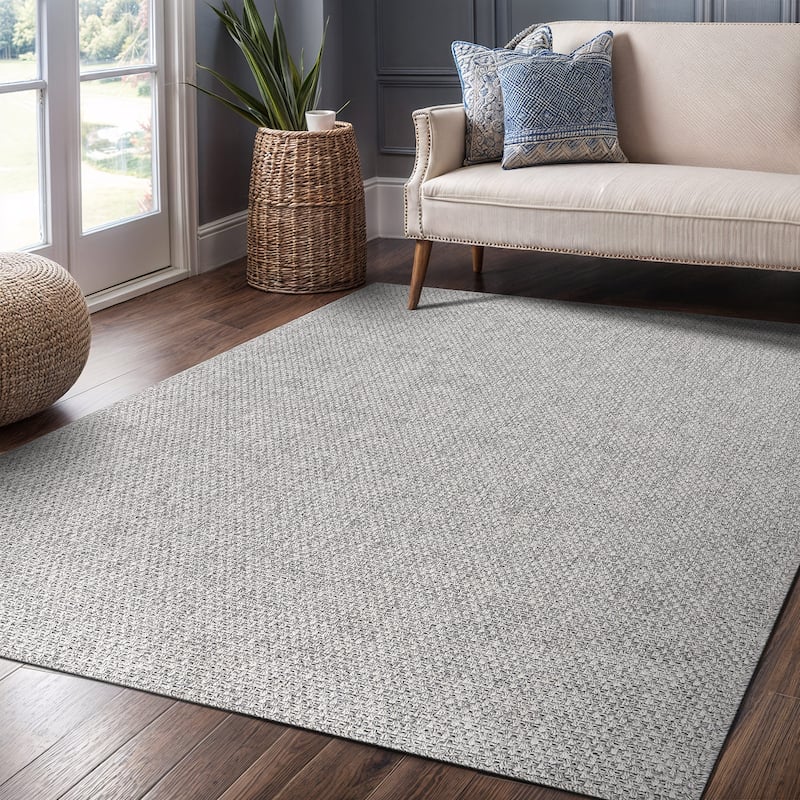 VILLADECOR Easy Jute Indoor Outdoor Weaving Area Rug