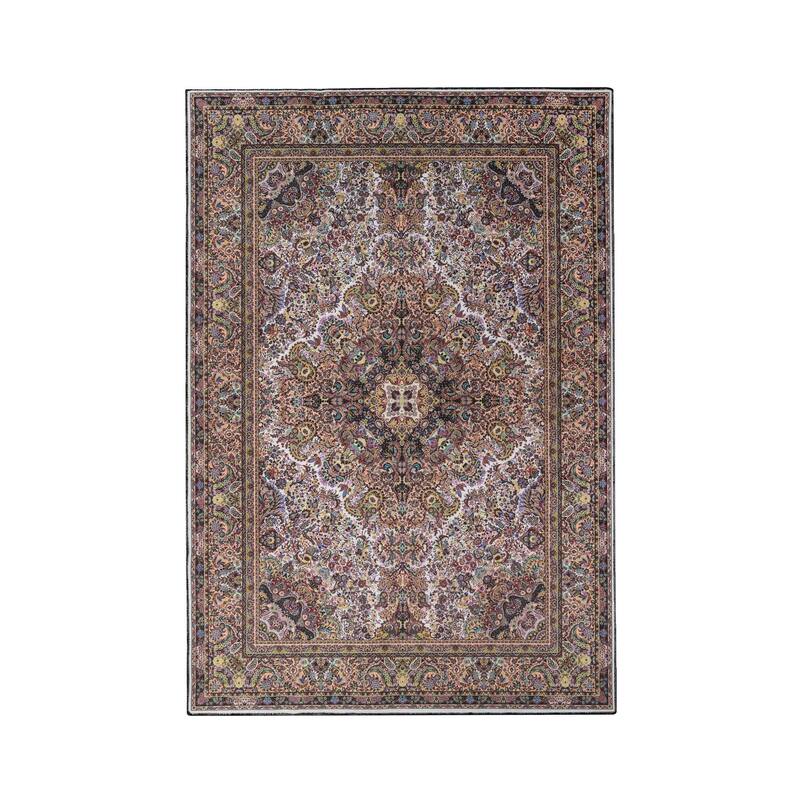 Superior Flamingo Medallion Machine Washable Indoor Area Rug or Runner