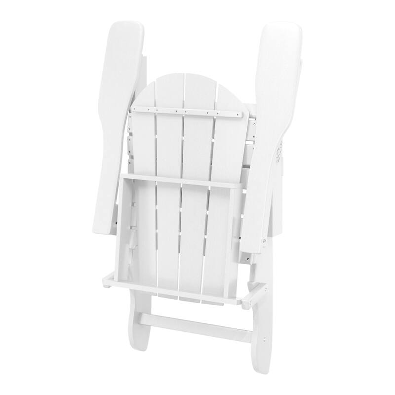 Laguna Hdpe All Weather Outdoor Patio Foldable Adirondack Chairs (Set Of 8)