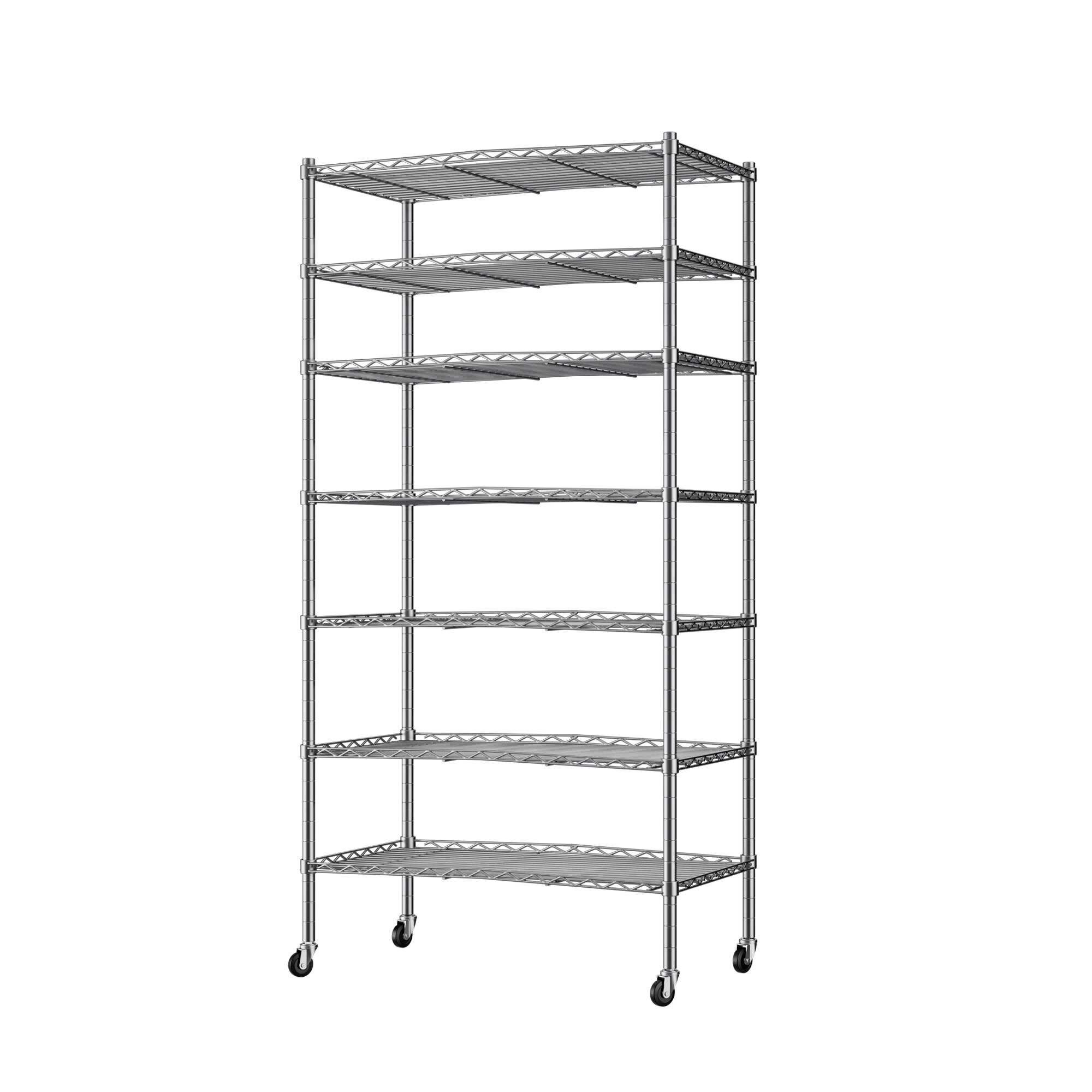 https://ak1.ostkcdn.com/images/products/is/images/direct/9c90d15a7ced79595f69152077412741a72ad5cc/7-Tier-Wire-Shelving-Unit-Adjustable-Metal-Garage-Storage-Shelves-with-Wheels.jpg