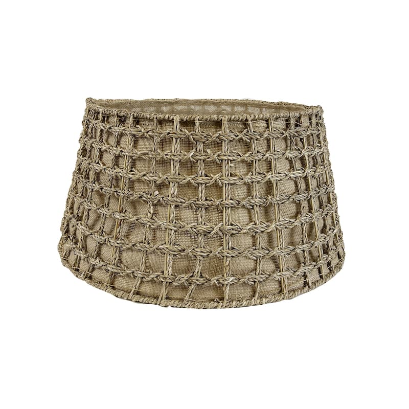 JoJo Fletcher Natural Woven Christmas Tree Collar - 20" x 15" x 10"