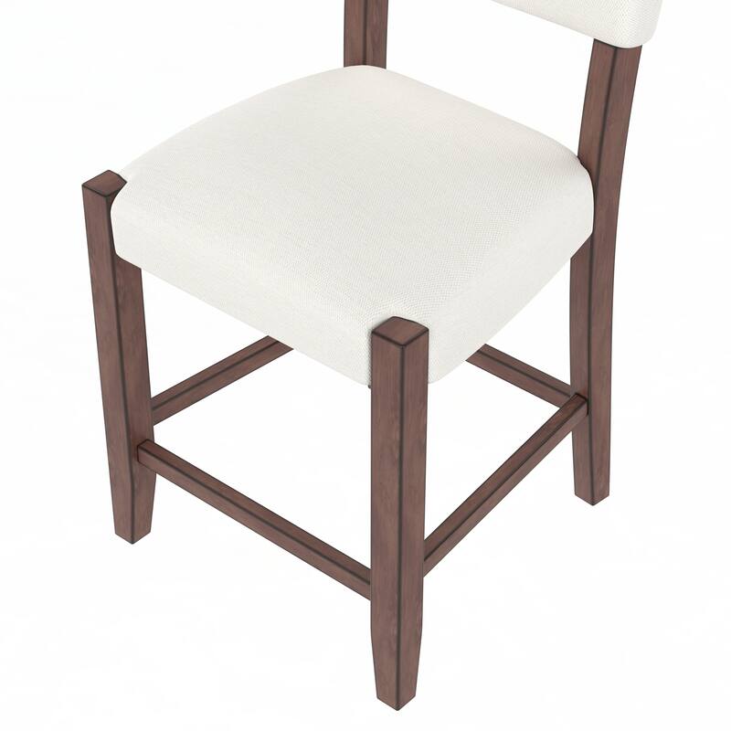 Mid Century Modern Bar Stools Set of 4,Beige