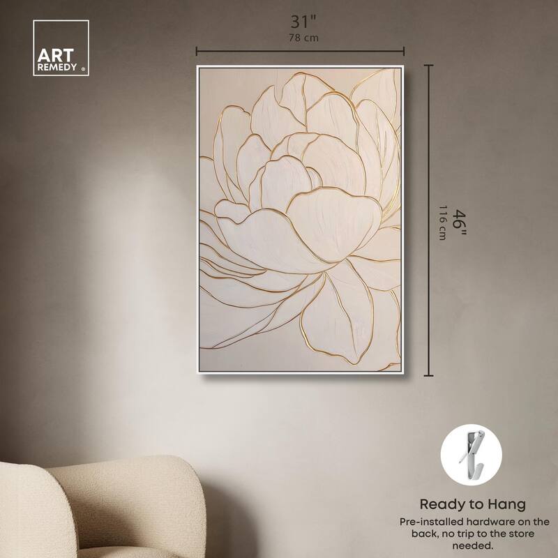 Sculpted Shards II Canvas by Art Remedy