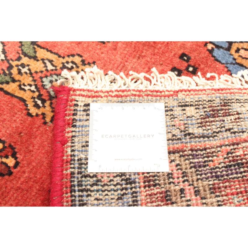 ECARPETGALLERY Hand-knotted Konya Anatolian Red Wool Rug - 4'2 x 7'0