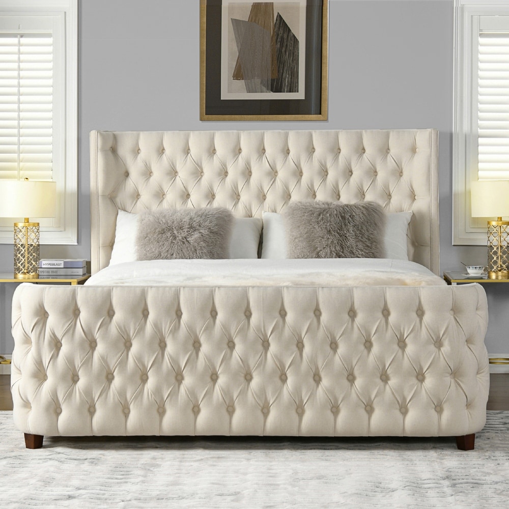 Jennifer taylor top tufted bed