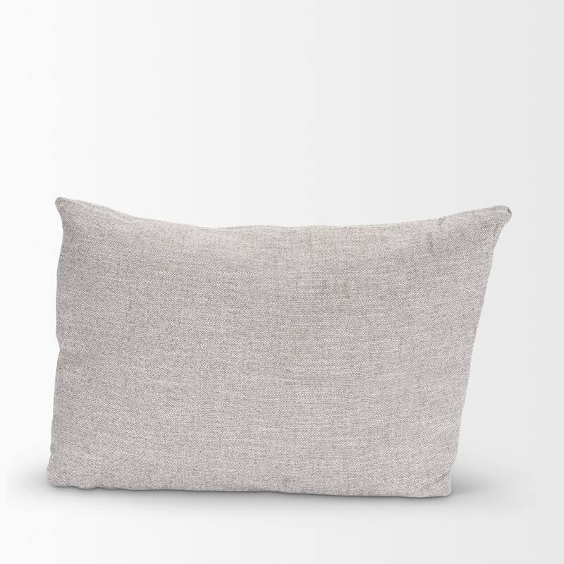 Halston Arm Pillow Light Gray Performance Fabric - 19.69 x0.43 x18.9