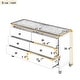 preview thumbnail 3 of 7, Wooden Storage Dresser with 6 Drawers,Storage Cabinet for kids Bedroom,White+Pink