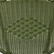 preview thumbnail 8 of 7, Wicker Outdoor Patio Conversation Set - Moss Green - 4pc