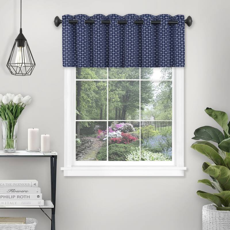 Achim Bedford Window Curtain Valance - 58" x 13" - 58" x 13"