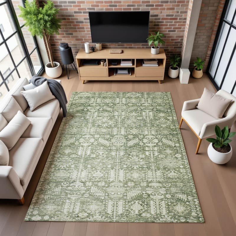 Premium Washable Super Soft Vintage Traditional Mayfield Rug