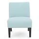 preview thumbnail 40 of 43, Kassi Contemporary Slipper Accent Chair by Christopher Knight Home