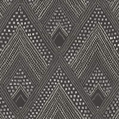 Seabrook Designs Boho Rhapsody Panama Boho Diamonds Unpasted Wallpaper