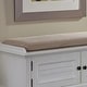 preview thumbnail 4 of 7, Bermuda Upholstered Storage Bench by Homestyles
