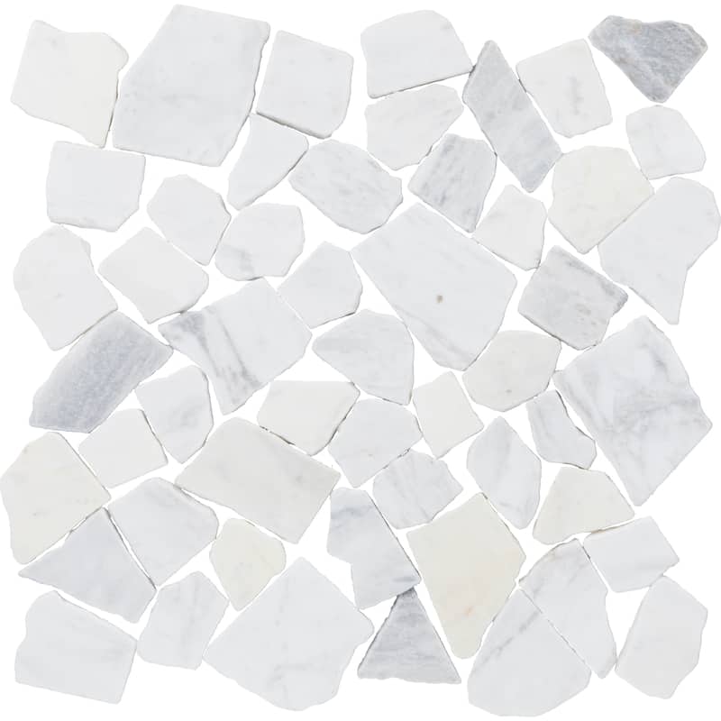Daltile Raine Tumbled Pebble Natural Stone Mosaic Tile (Set of 10) (9.60 SQFT Per Carton)