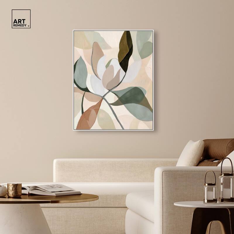 Leaf Prints II Canvas by Art Remedy