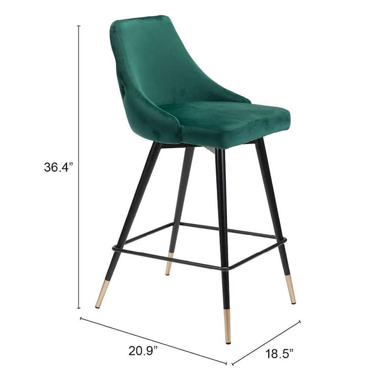 Piccolo Counter Chair - 18.5" W x 20.9" D x 36.4" H