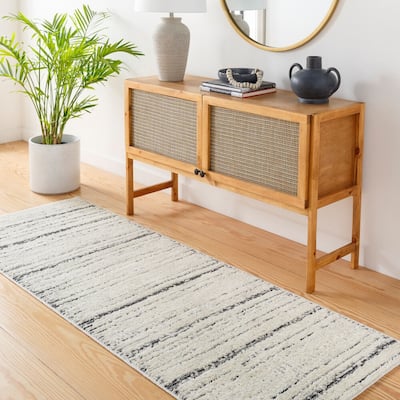 Livabliss La Boheme Abstract Stripe Area Rug