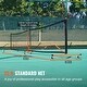preview thumbnail 16 of 19, Pickleball Net Set Weather Resistant Steady Metal Frame & Strong PE Net, for Outdoor Backyard Driveway