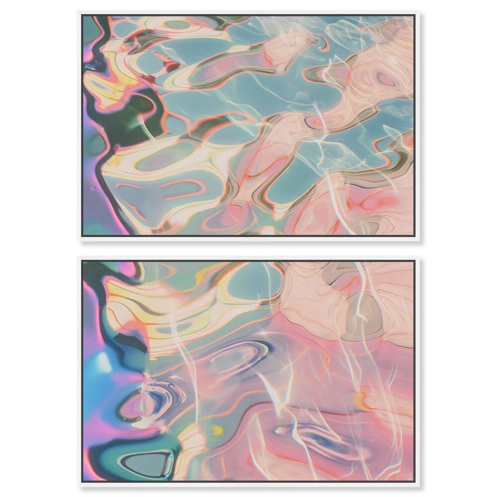 Metallic Drift I Canvas Set of 2 by Art Remedy