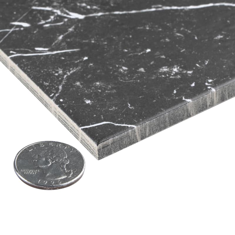 Merola Tile Merzoni Checker Ruzzini 13" x 13" Porcelain Floor and Wall Tile