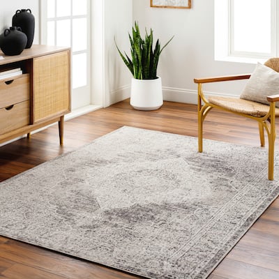 Livabliss Juliet Distressed Persian Recycled Outdoor Safe Area Rug