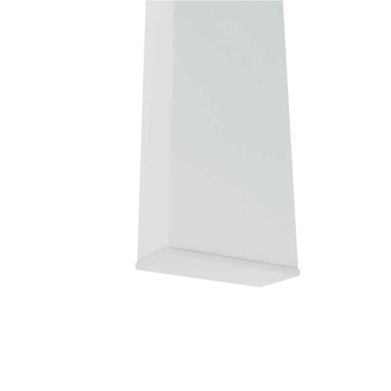 Rectangle Glass Coffee Table, Clear Coffee Table, Modern Side Center Tables for Living Room, Living Room Furniture