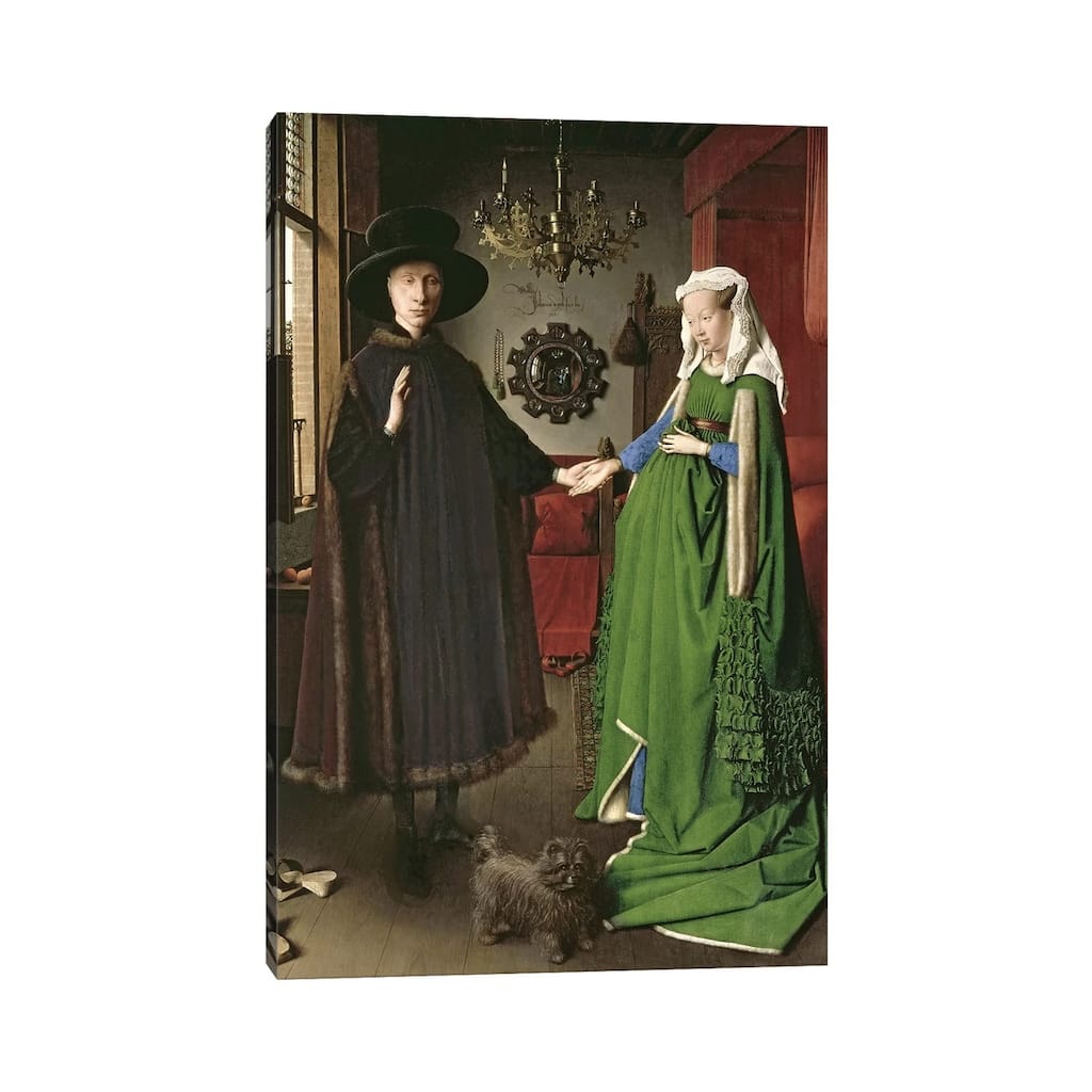 iCanvas "The Portrait of Giovanni" by Jan van Eyck Canvas Print