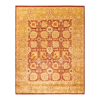 Overton Eclectic, One-of-a-Kind Hand-Knotted Area Rug - Orange, 8' 0" x 10' 3" - 8' x 10'