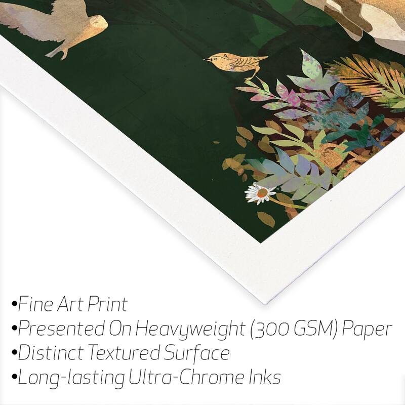 Spring Moon Fine Art Paper Print by Claire Westwood - Multi - 32x24
