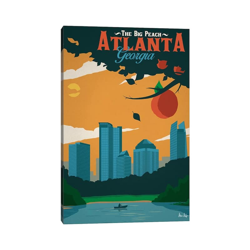 iCanvas "Atlanta" by IdeaStorm Studios Canvas Print