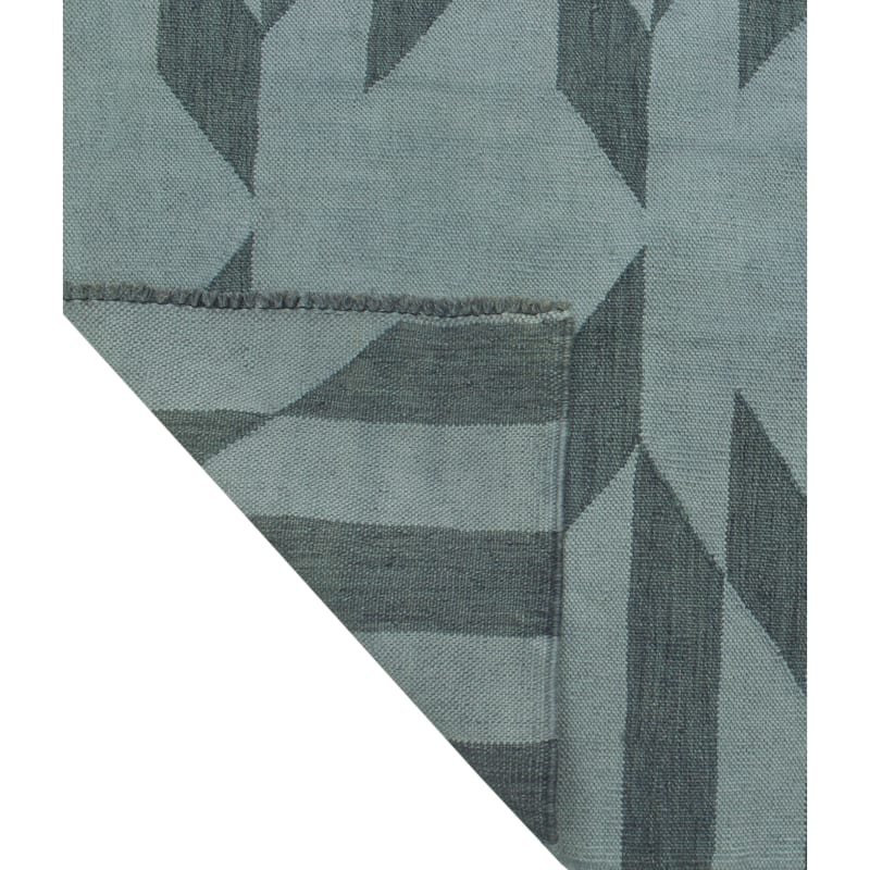 Winchester Flatweave Emmarae Grey/Ivory Rug - 6'7" x 9'6"