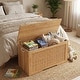 preview thumbnail 4 of 8, Costway Kids Storage Bench, 40” Toy Box with Flip Top, 2 Metal Hinges - 40” × 16” × 20”(L × W × H)