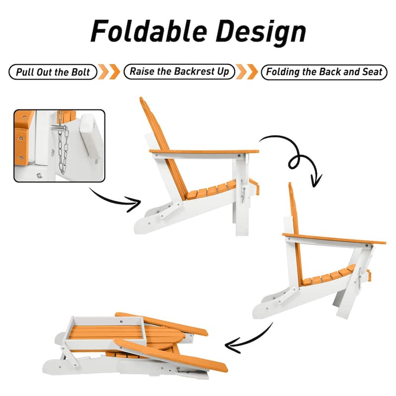 Aoodor Folding Patio Chairs - Stylish and Portable Seating