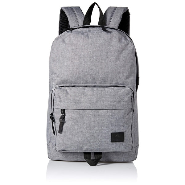 Shop Steve Madden Gray Black Men S Space Dyed Dome Padded Strap Backpack On Sale Overstock 28642445