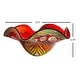 preview thumbnail 3 of 3, Albie Hand Blown Art Glass Bowl