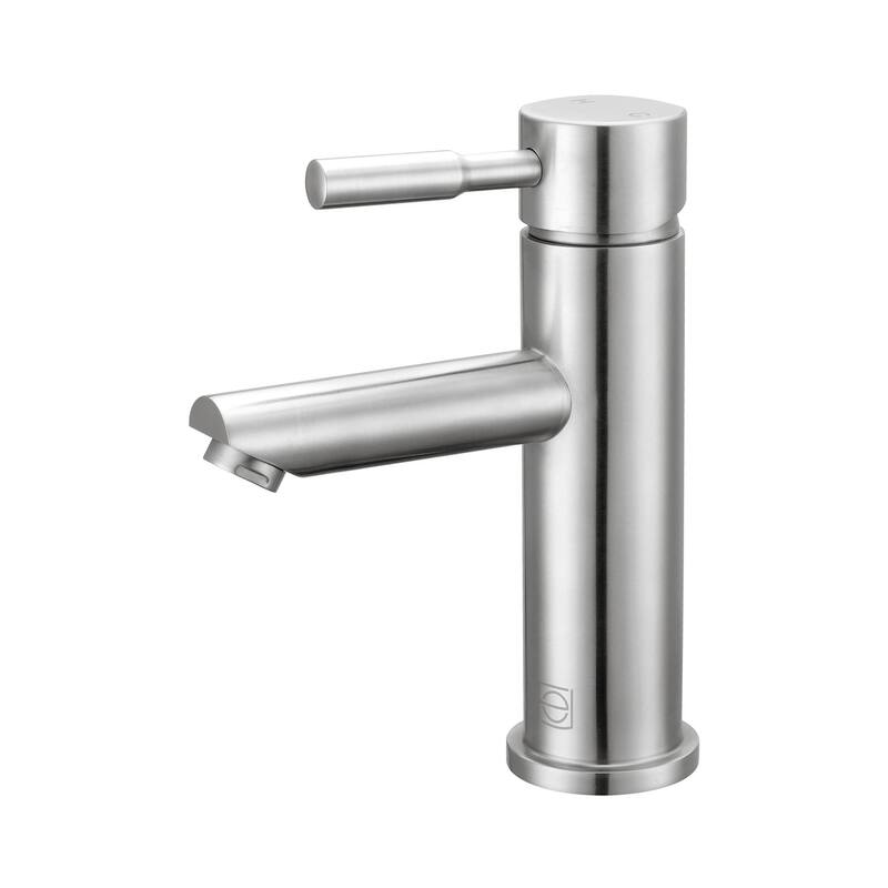 Indigo Home Single Hole Single Handle Bathroom Faucet - Brushed Nickel